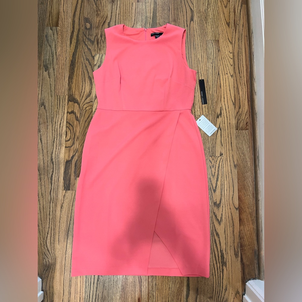 Maggy London Pink Halter Sheath Dress. TAG ON NEVER WORN.